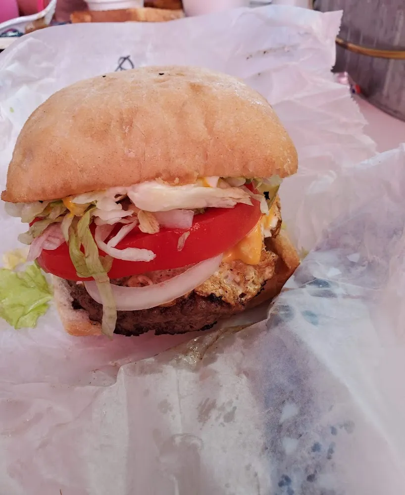 Barnwood Burger with Fried Egg